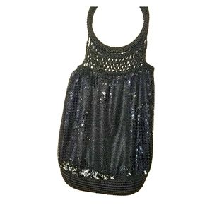 Black Sparkly Hobo Purse/Bag